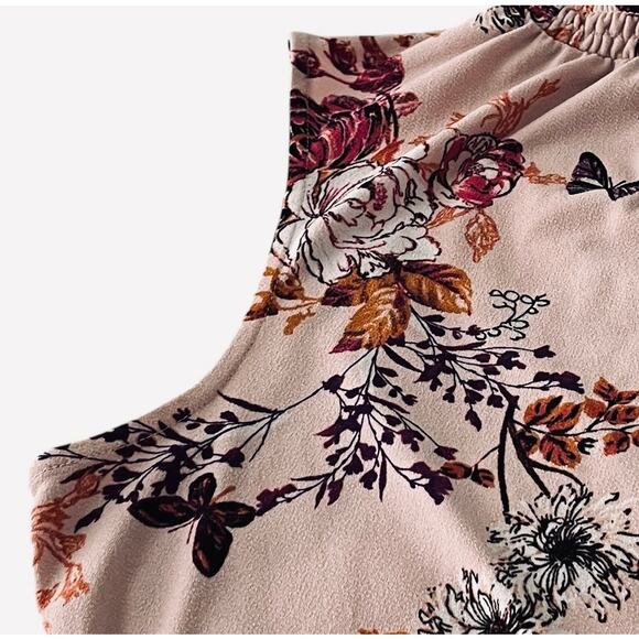 WORTHINGTON PETITE SLEEVELESS STAND-UP ELASTIC COLLAR, WOMENS, PXL, PINK PURPLE - Picture 7 of 10